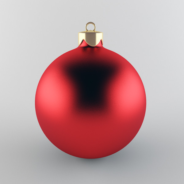 3d model christmas ball - Christmas Ball Red... by happy3D
